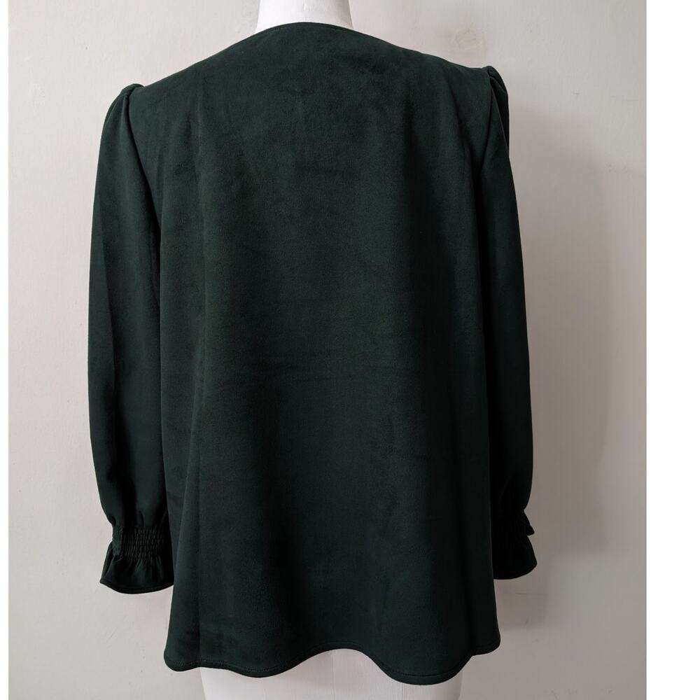 Tuckernuck Suede Easton Top - Malachite - Picture 5 of 12